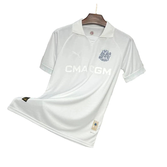 Maillot Olympique de Marseille foot 125 ans 2024 2025 OM blanc