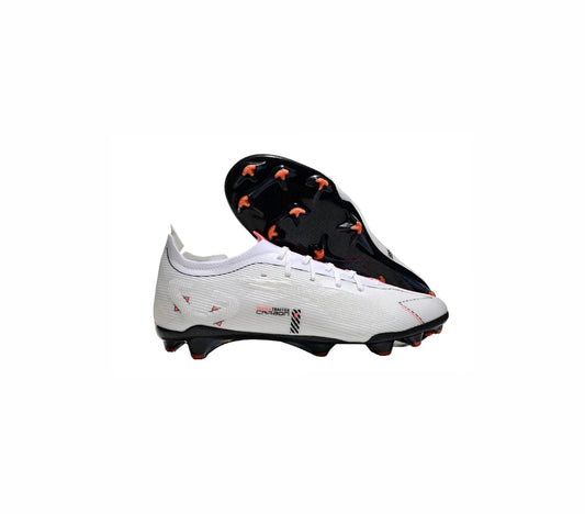 Puma Ultra 5 Ultimate FG Firm Ground Soccer Cleats - White/Black/Orange