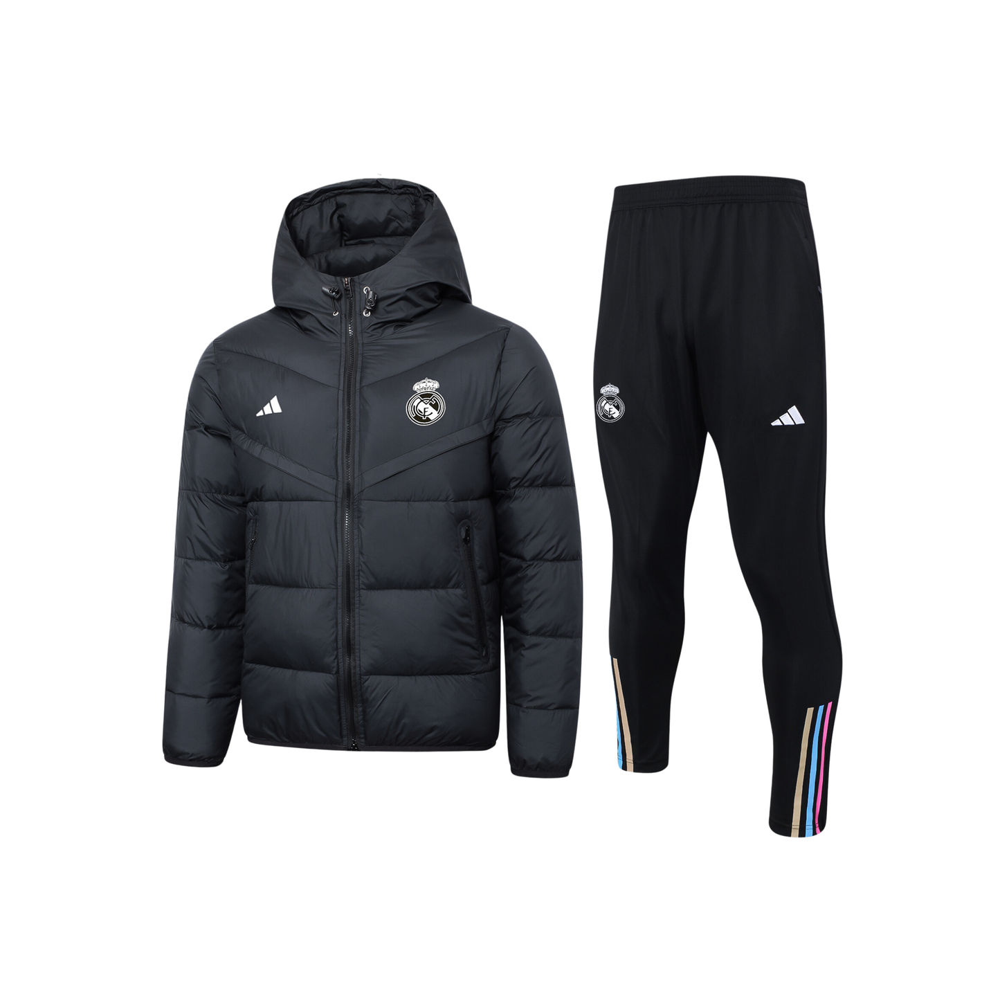 Doudoune ensemble real Madrid noir