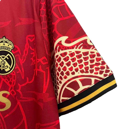 Maillot 2024/25 Real Madrid Concept Dragon Rouge