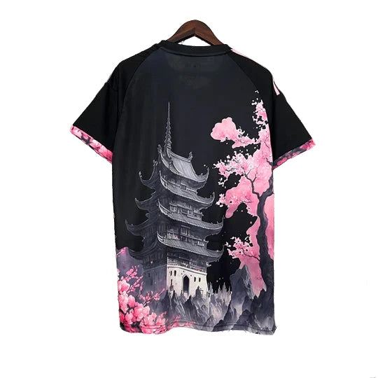 Maillot Japon saison 2023-2024 édition spéciale dragon noir et rose
