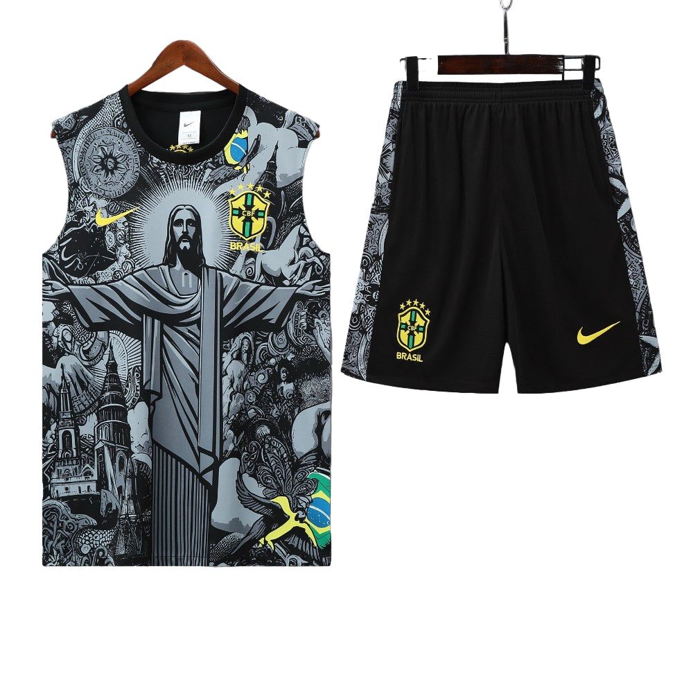 Ensemble Débardeur Brésil Concept Statue Rio 2024
