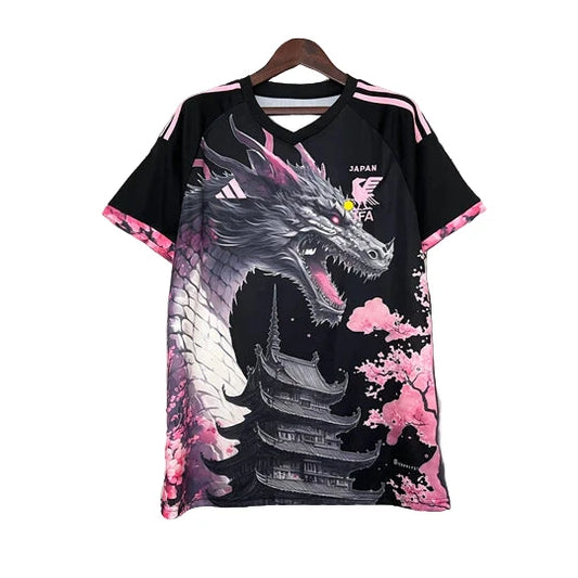 Maillot Japon saison 2023-2024 édition spéciale dragon noir et rose