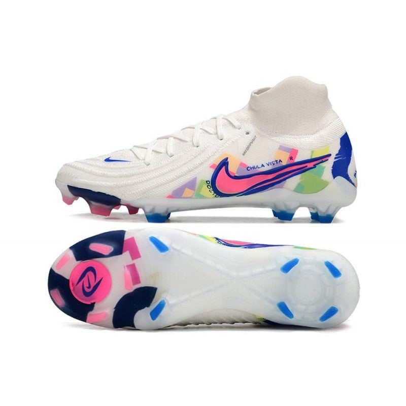 Nike PHANTOM Luna II Elite FG Blanc Bleu Rose