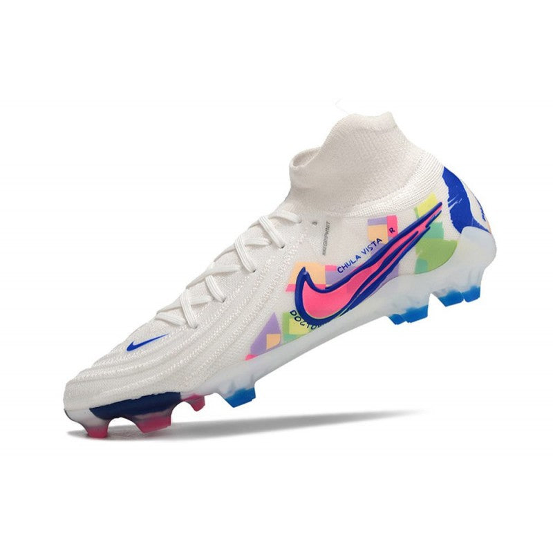 Nike PHANTOM Luna II Elite FG Blanc Bleu Rose