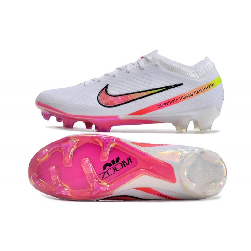 Nike Zoom Mercurial Vapor XV Elite FG Blanc Rose