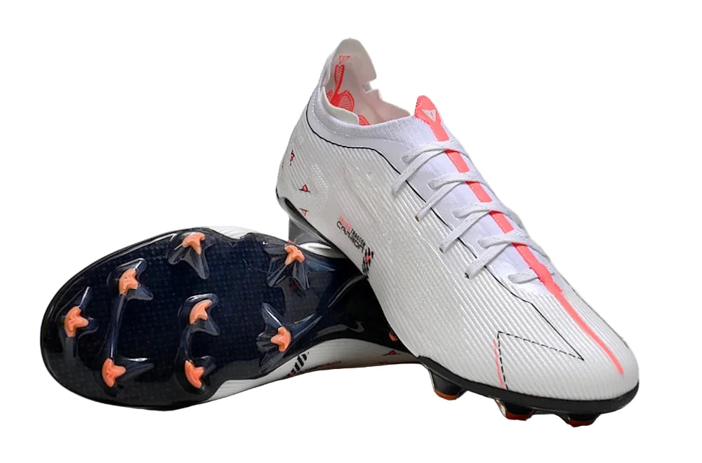Puma Ultra 5 Ultimate FG Firm Ground Soccer Cleats - White/Black/Orange
