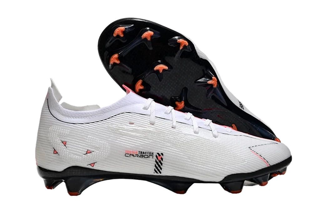 Puma Ultra 5 Ultimate FG Firm Ground Soccer Cleats - White/Black/Orange