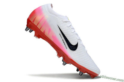 Nike Air Zoom Mercurial Vapor 16 Elite SG Soft Ground Soccer Cleats - White/Black/Red