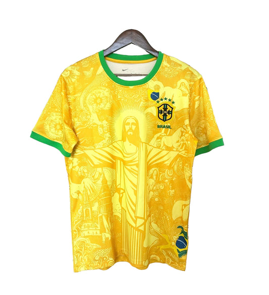 MAILLOT 24/25 BRÉSIL JAUNE SPÉCIAL BRAZ