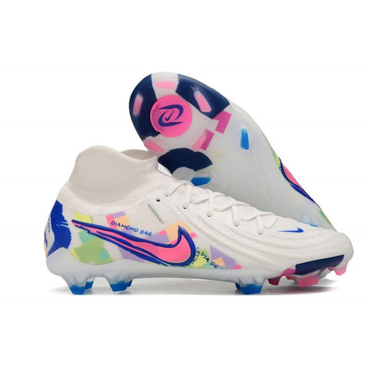 Nike PHANTOM Luna II Elite FG Blanc Bleu Rose